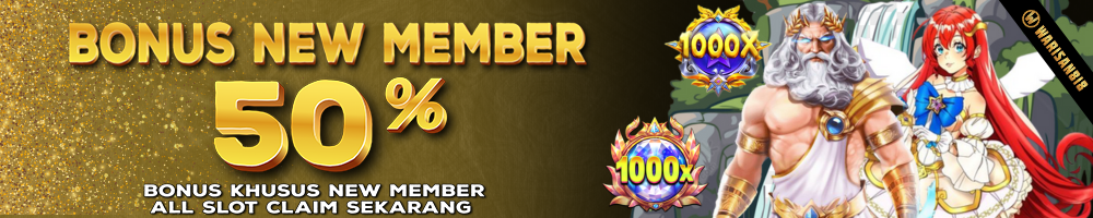 Bonus New Member 50% Slot Games